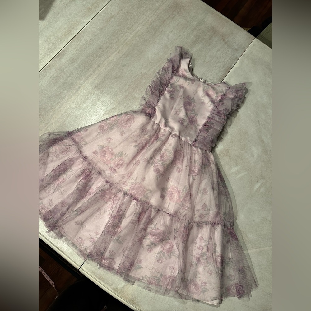 Harlow and Rose floral formal dress